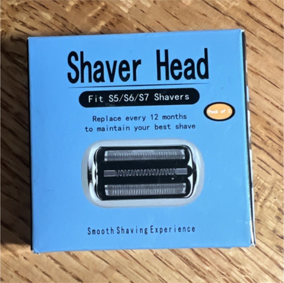 Shaver Head Replacement for S5/S6/S7 Shavers, Blue/Black, 53B 64B 73S 74S