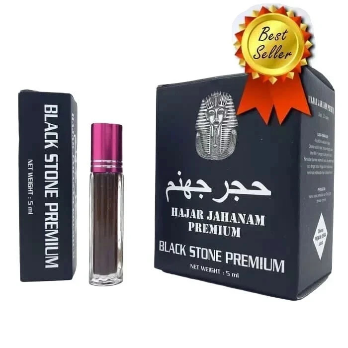 1 Pcs Hajar Jahanam Premium Black Stone 100% Original 5 ml