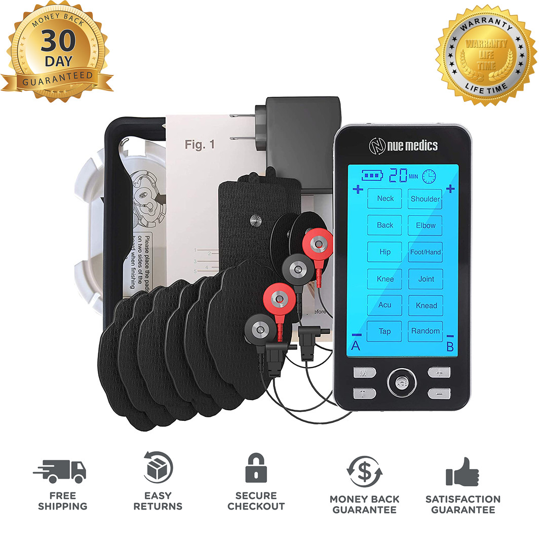 Tens Unit Muscle Stimulator Pulse Massager Electrotherapy Pain Reliever Device