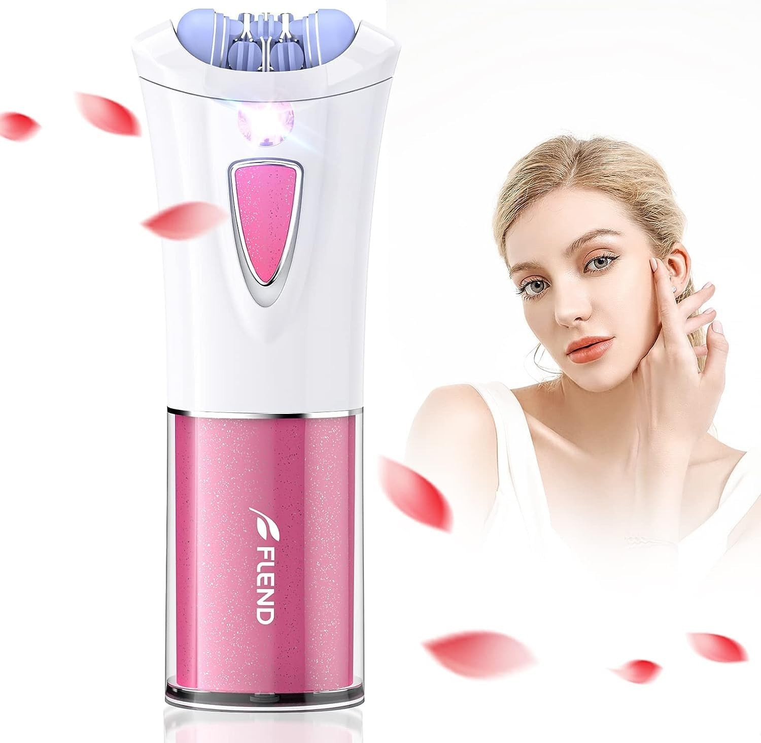Mini Epilator, Facial Hair Remover for Women, Full Body Smooth Glide Epilator, P
