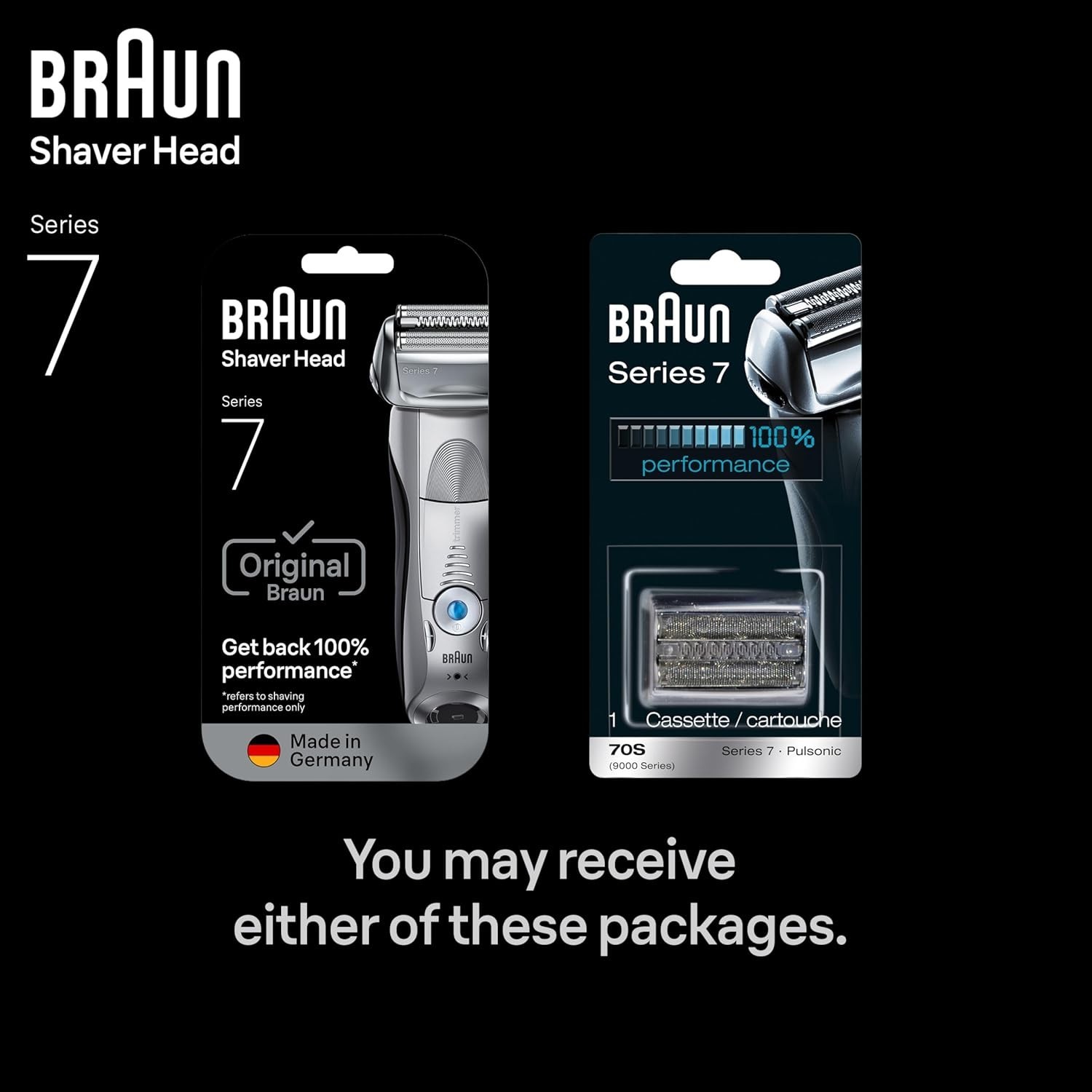 Electric Shaver Replacement Head Easy Click Installation for Convenience