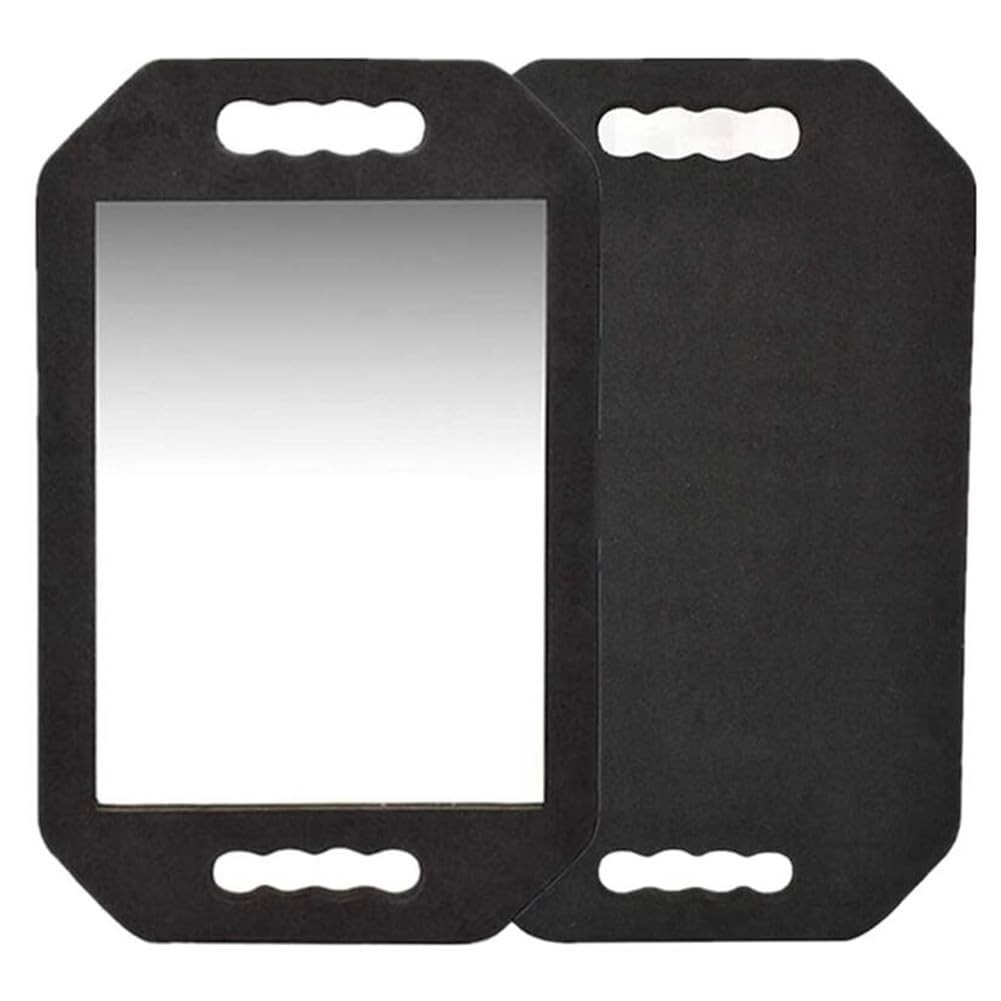 Double Handle Mirror – Large Hand Held Mirror(16.14″ X 9.84″) Barber Mirrors Han