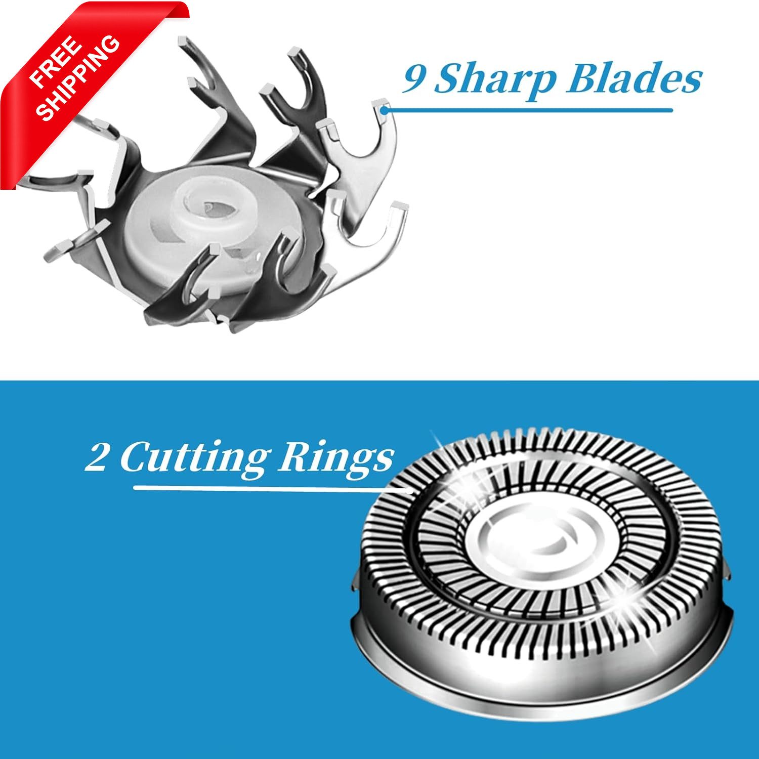 Shaver Head Replacement Blade for Skull Shaver Pitbull Gold Silver Platinum PRO