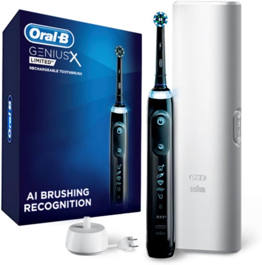 Oral-B Genius X Limited Rechargeable Electric Toothbrush with 1 Replacement Brus
