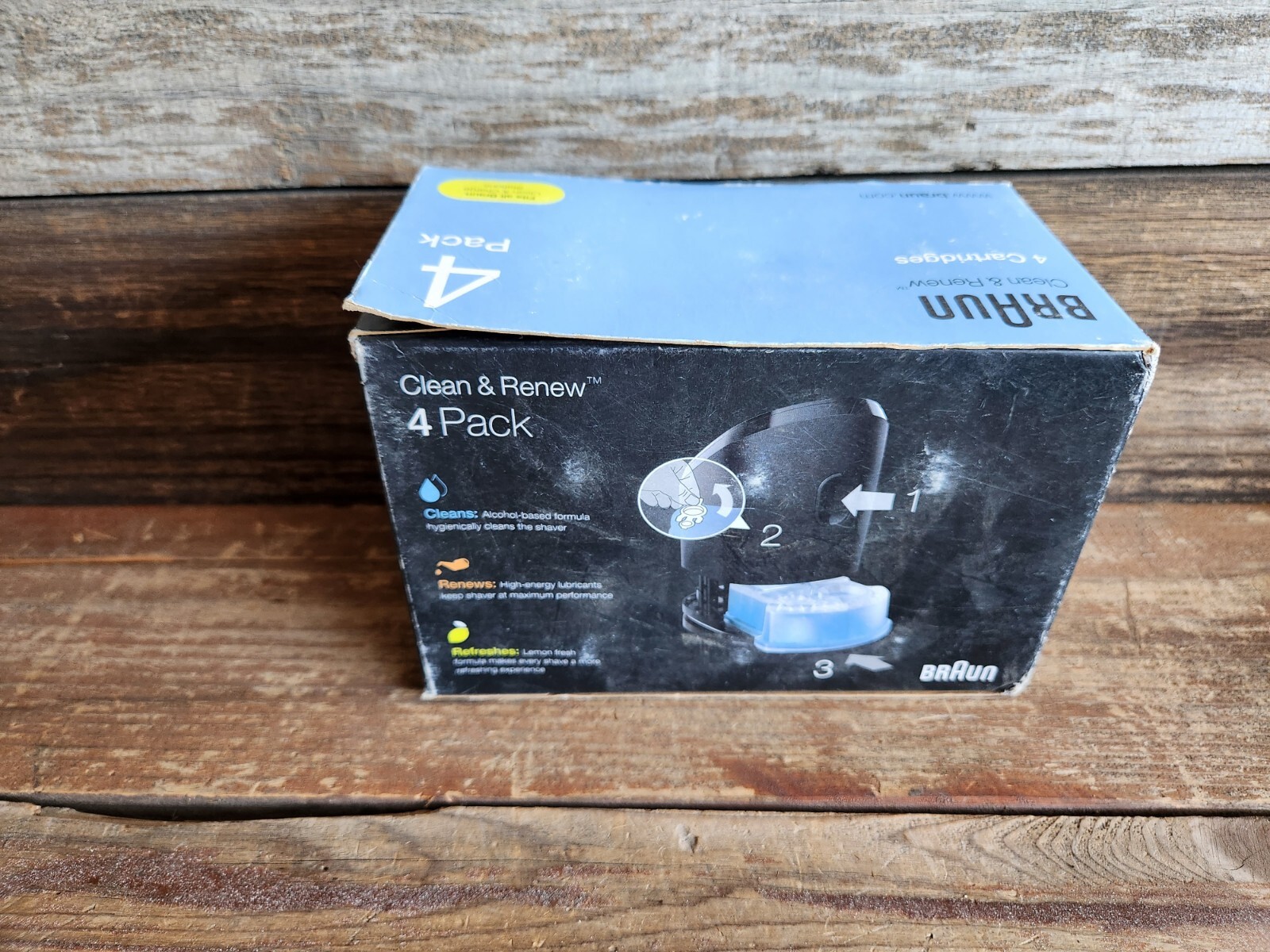 Braun Clean & Renew Refill Cartridges CCR – 4 pack Lemon Fresh