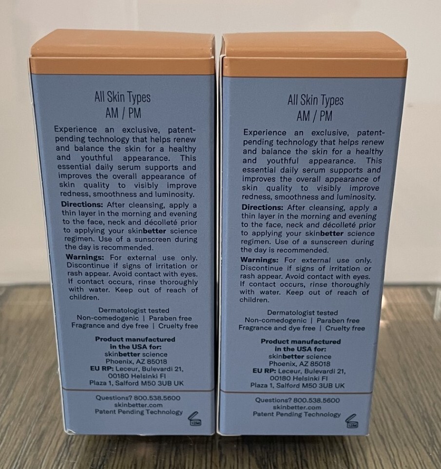 SkinBetter Science Mystro Active Balance Serum 30ml (2*15ml) NEW In Box