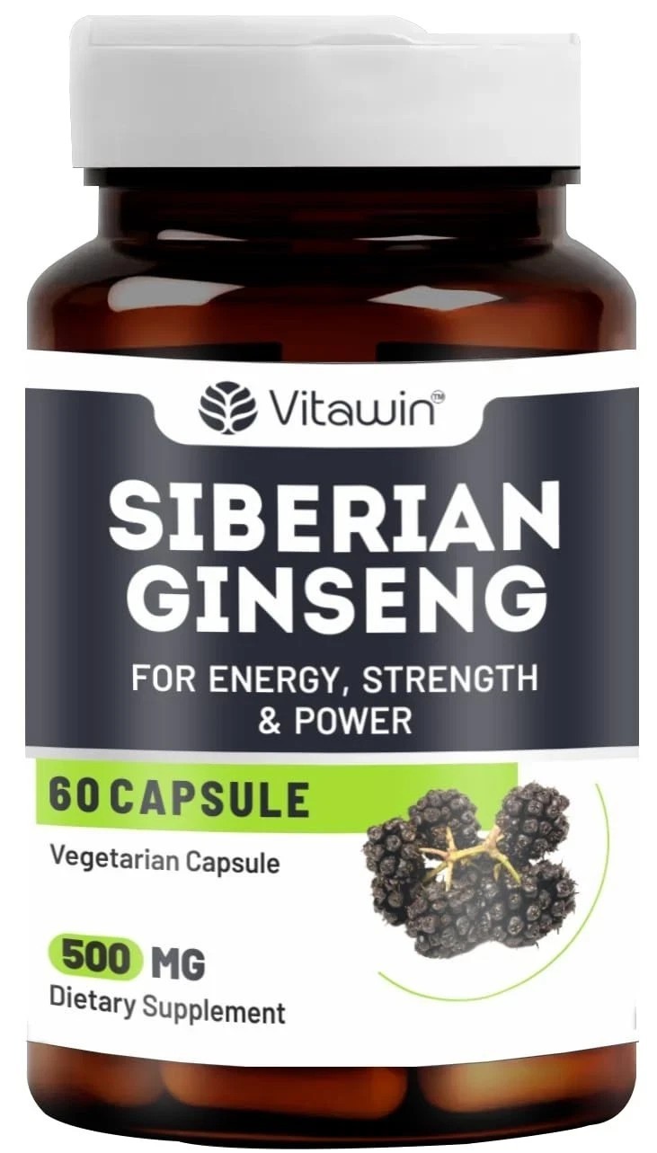 Vitawin Siberian Ginseng For Improve Immunity & Boost Energy – 60 Capsule
