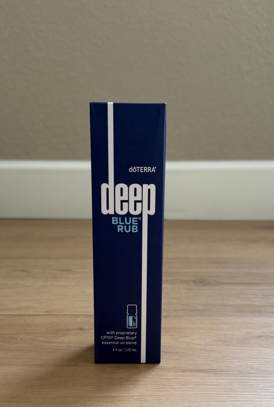 doTERRA Deep Blue Rub Body Cream 4 oz, Muscle Joint Rub Cream EXP 09/2028
