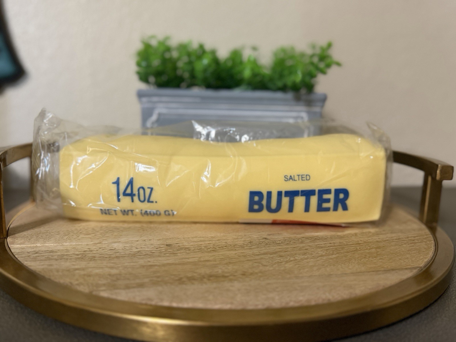 Salted Butter Stick Squeeze Toy Stress Reliever 14 oz Yellow