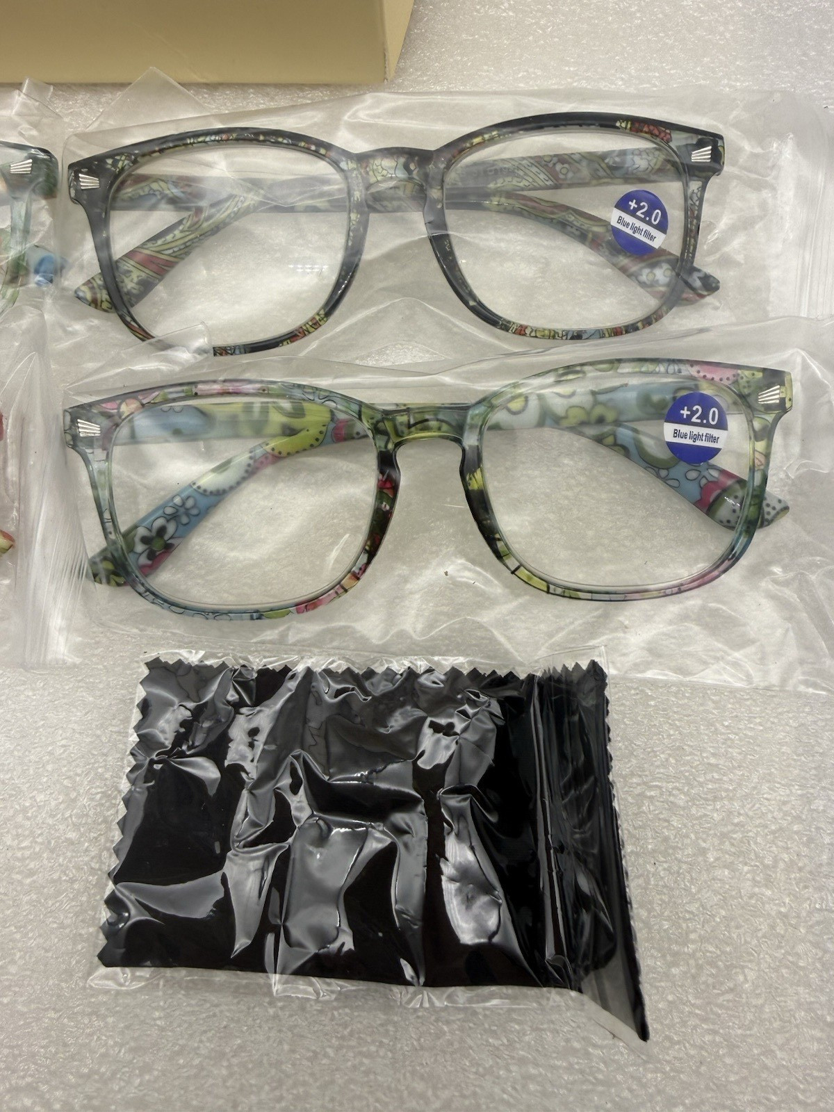 Reading Glasses Women HD Clear Blue Light Blocking Driving Readers 4 pcs.
