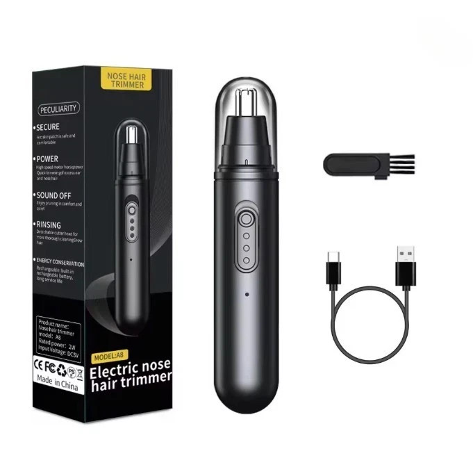 Mini Pocket Nose Hair Trimmer Portable Painless Ear And Eyebrow Clipper Waterpro