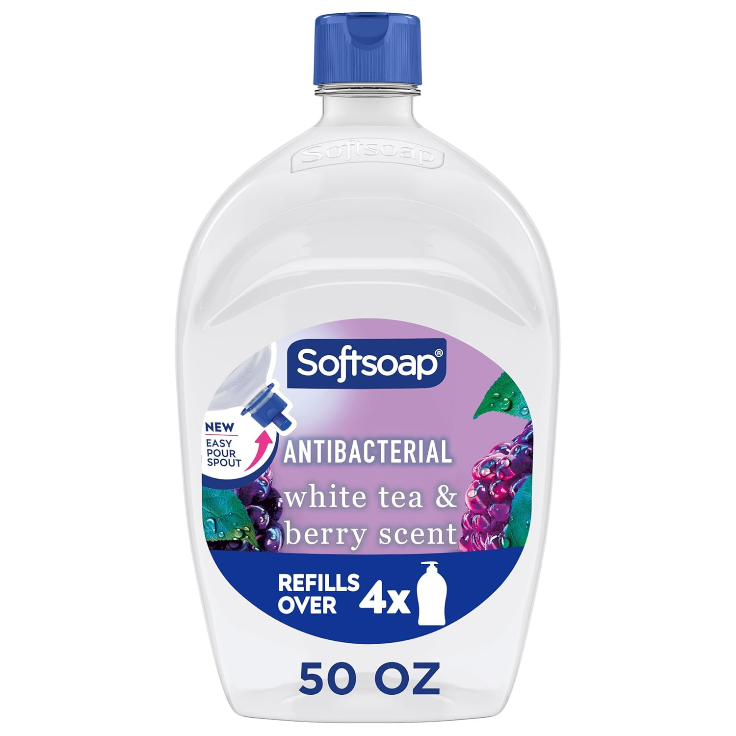 Antibacterial Liquid Hand Soap, Kitchen and Bathroom Hand Soap, White Tea and Be