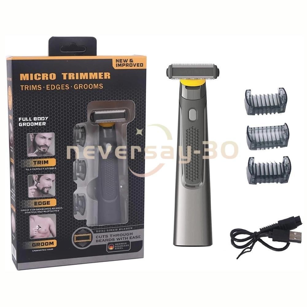 Mens USB Electric Shaver Trimmer Razor Rechargeable Beard Shaving Machine