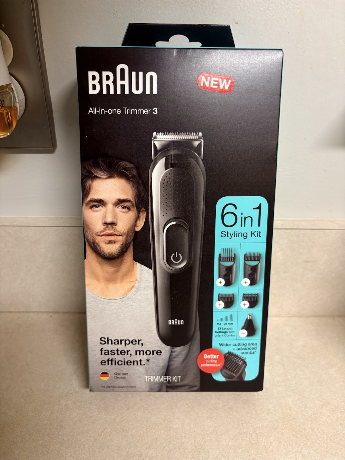 BNIB Braun All-in-One Series 3 6-in-One Men’s Trimmer Clipper Style Kit
