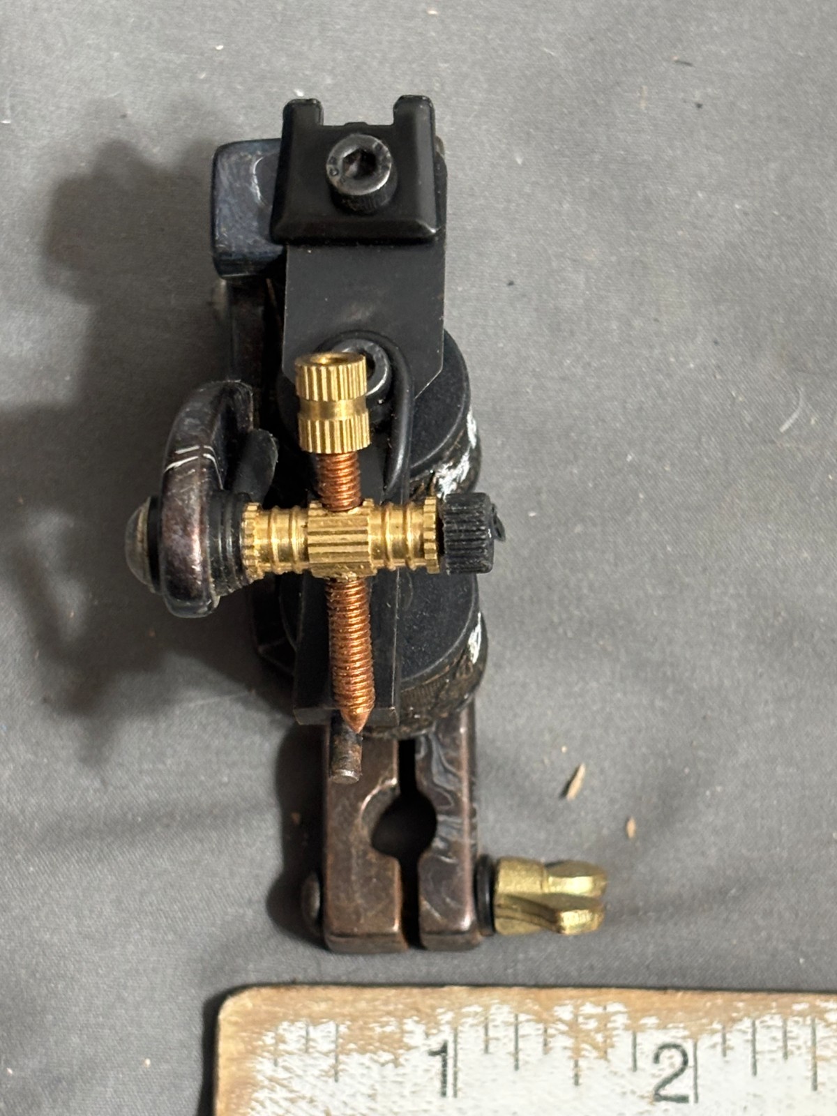 Vintage UNKNOWN Unbranded COIL TATTOO MACHINE Ornate wraps MARBLE METAL
