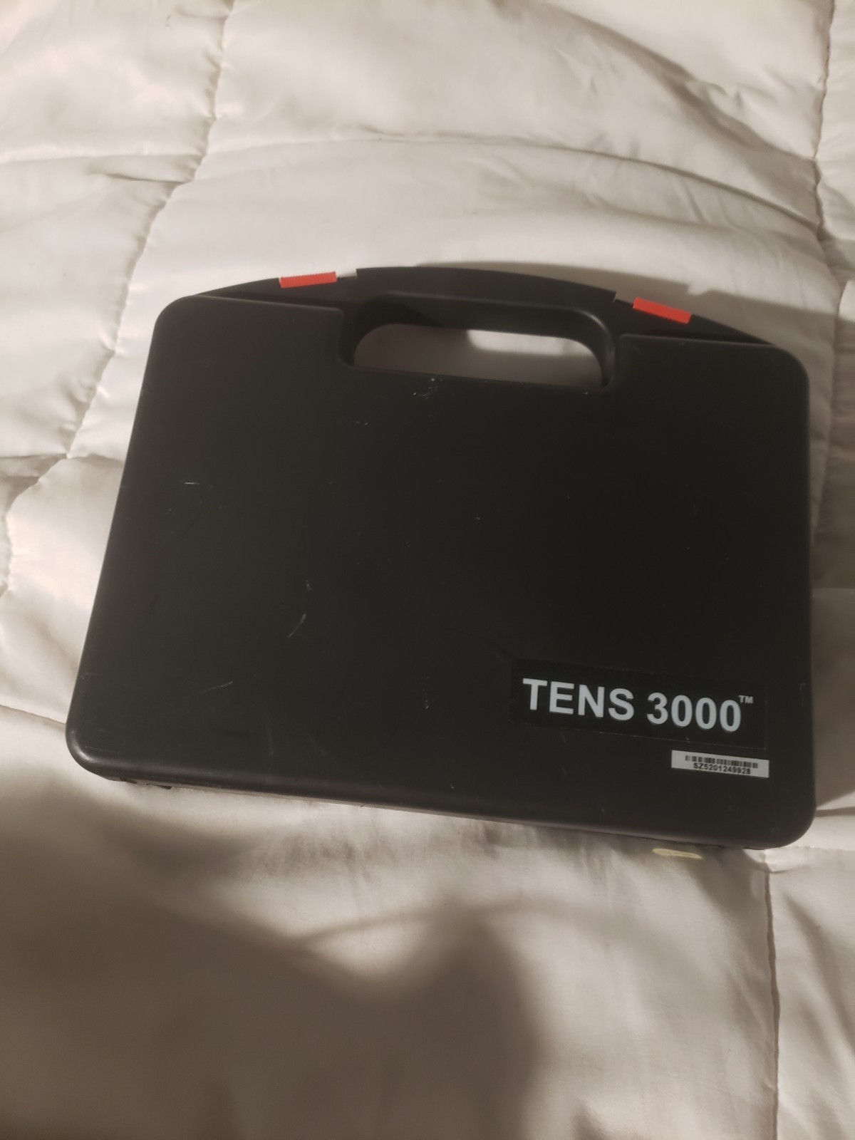 TENS 3000 Unit with Electrode Pads, Wires, and Adapter BOX. Battery Included.