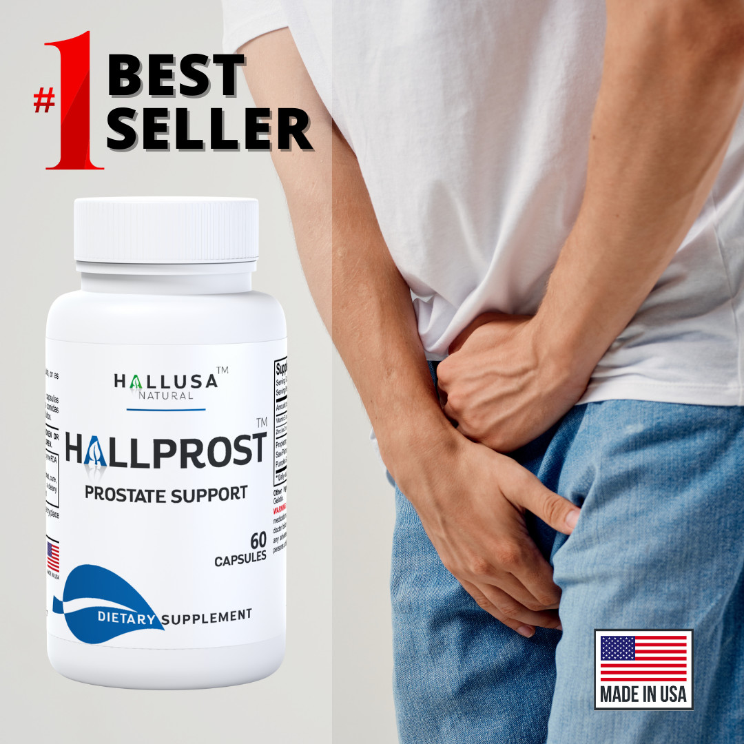HALLPROST – Inflamed Prostate – Prostatitis – BPH – Urinary Function – 60 Cap