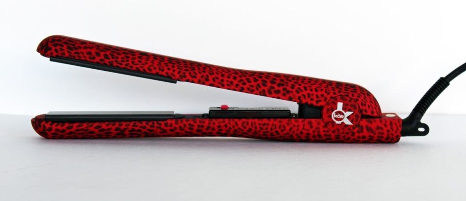 KOR Hair Straightener 100% Ceramic Pink & Purple Hair Iron 3 Years Warranty