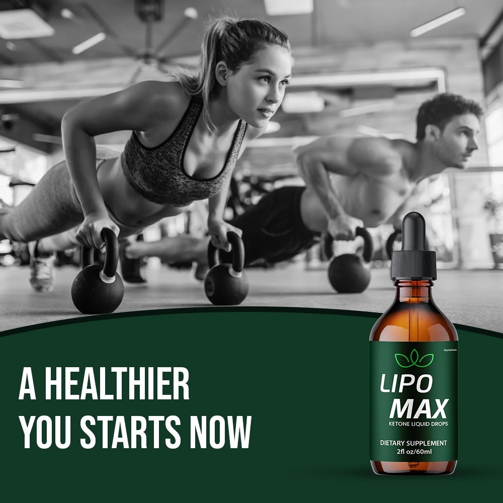 Lipo Max Liquid Supplement, All Natural Max Strength, LipoMax Drops (3 Pack)
