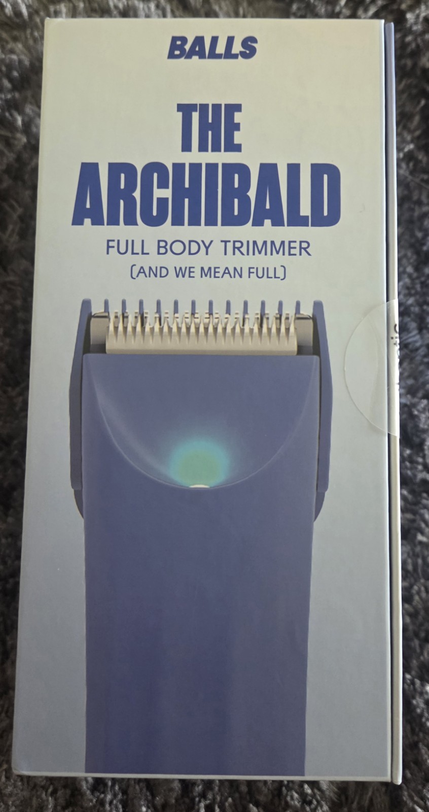 BALLS The Archibald Full Body Trimmer Brand New Factory Sealed Free Shipping LED