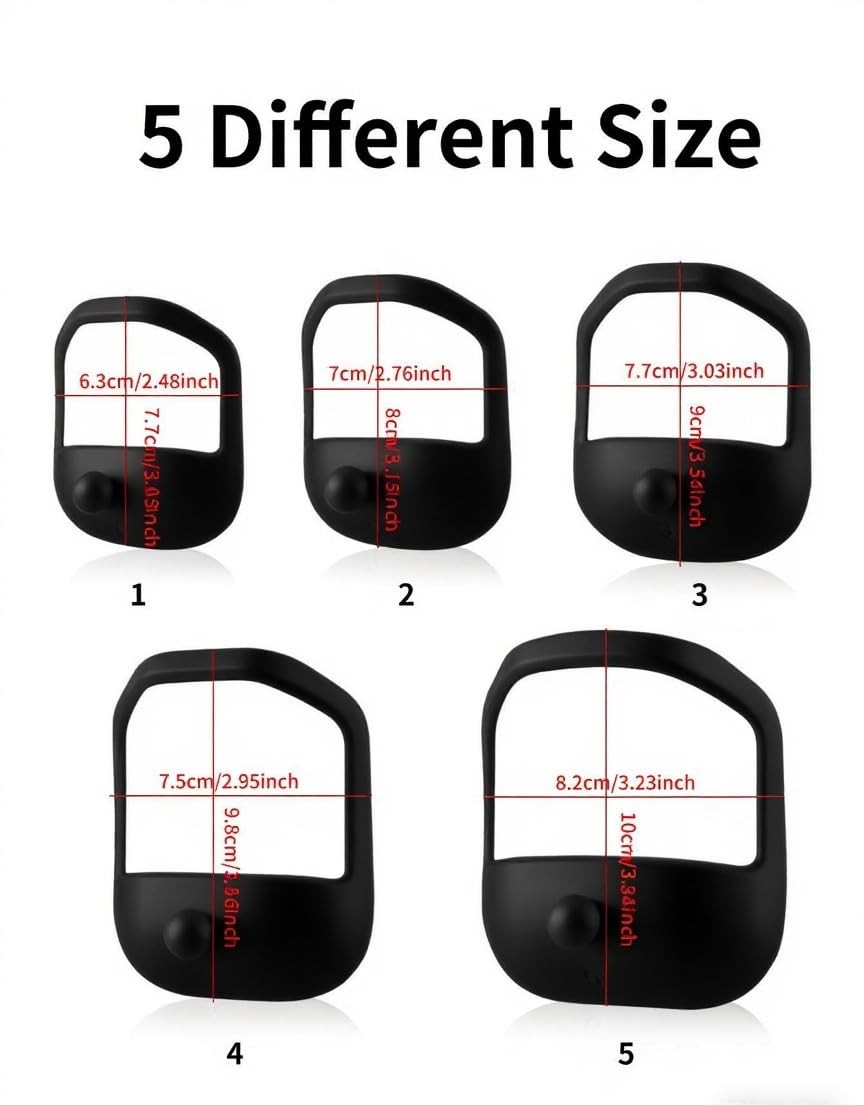 5 PCS Beard Shaper Set for Men – Goatee Shaper, Beard Lineup Tool, Beard Templat