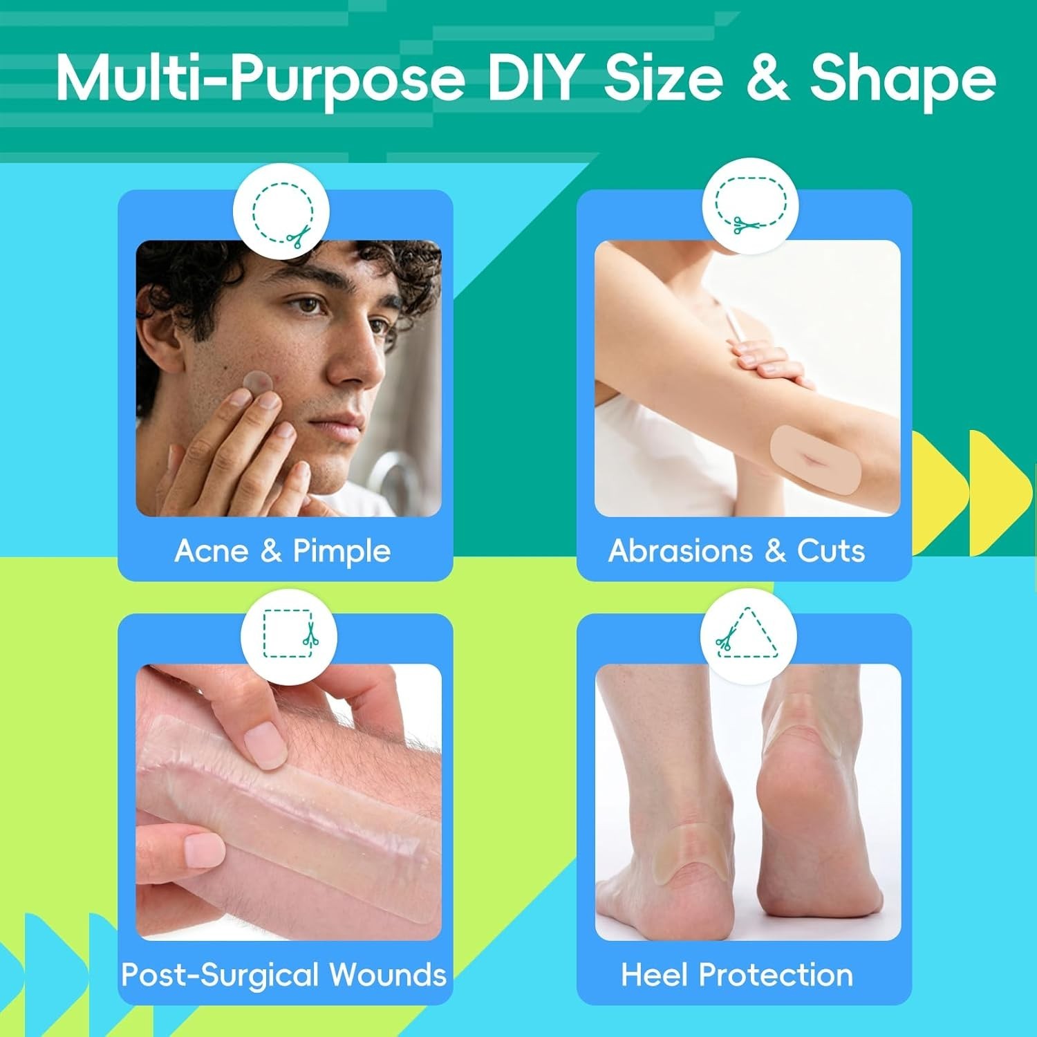 Hydrocolloid Wound Care Roll – Precisely Cut, Waterproof, and Self-Adhesive