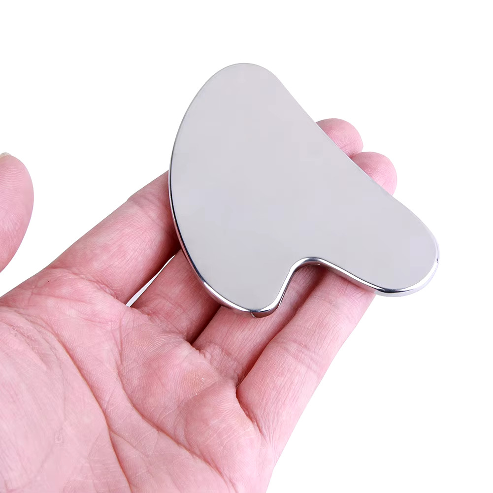 1Pcs Stainless Steel Gua Sha Scraper Massager for Face Neck Body Guasha Massage