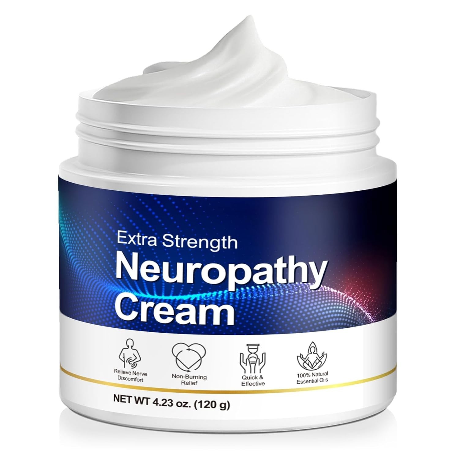 Maximum Strength Neuropathy Relief Cream – Fast Absorbing, Non-Greasy, Natura…