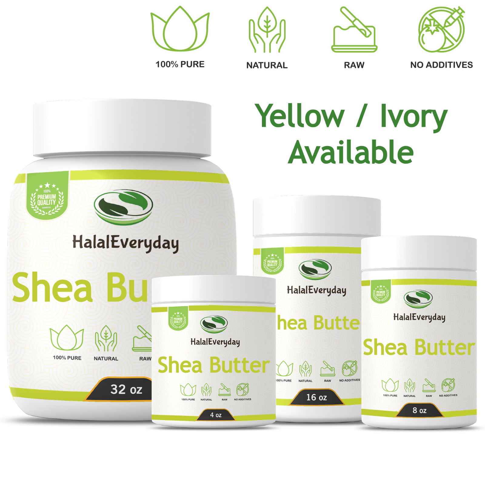 Raw African Shea Butter 100% Pure Natural Unrefined Organic Hair Skin BEST PRICE