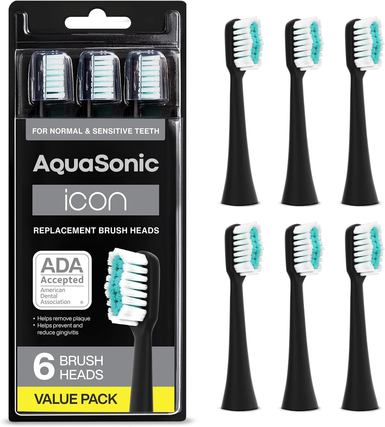 Genuine Icon Replacement Brush Heads | ADA Accepted | Compatible with Icon Toot