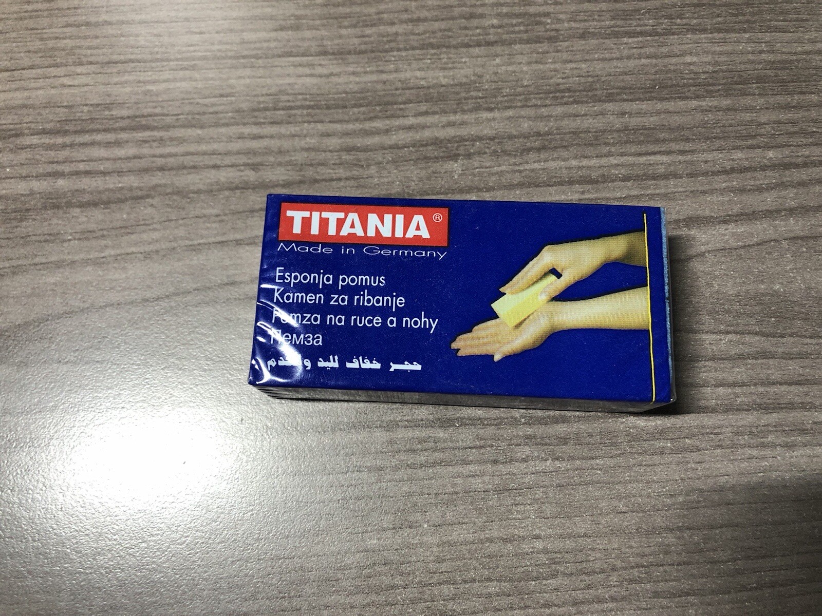 Titania Pumice Stone Callus Foot Buffing MADE IN GERMANY – MULTIPLE COLORS