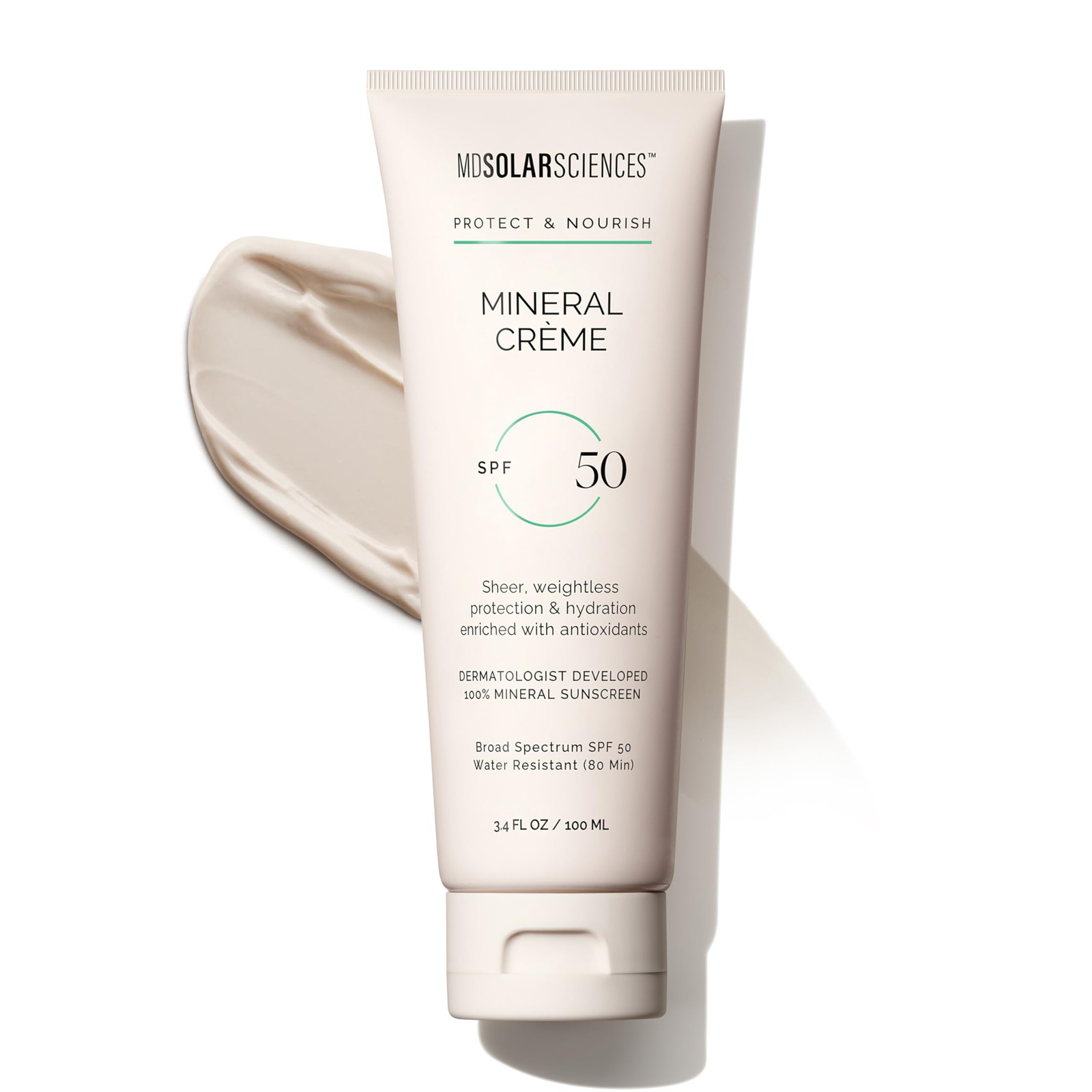 Mdsolarsciences Mineral Crme Sunscreen Spf 50 Broad Spectrum Uv Oxide Formula