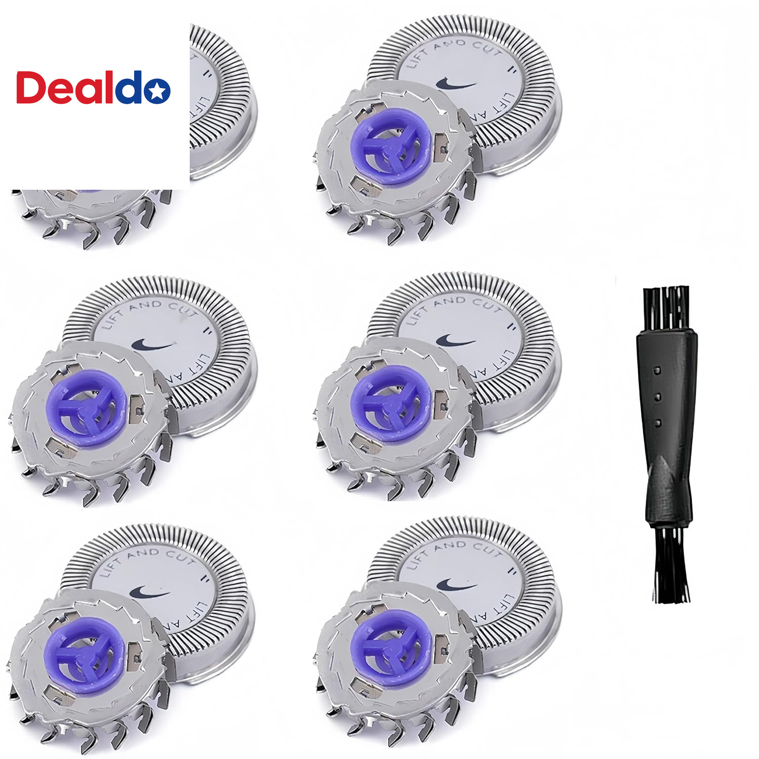 6-Pack HQ56 Replacement Shaver Heads Compatible with Philipss Norelco Hq56 Repla