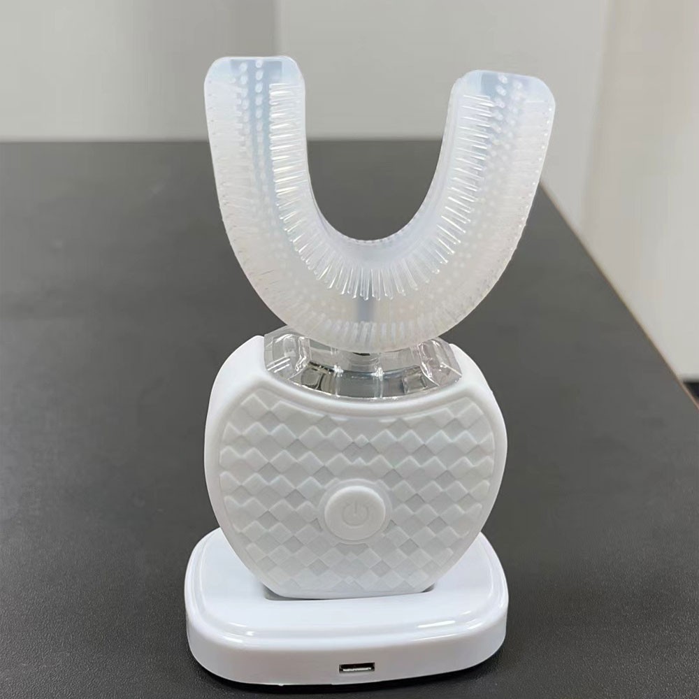 U Shaped Adult Electric Toothbrush Automatic Ultrasonic Cleaning Toothbrush KU