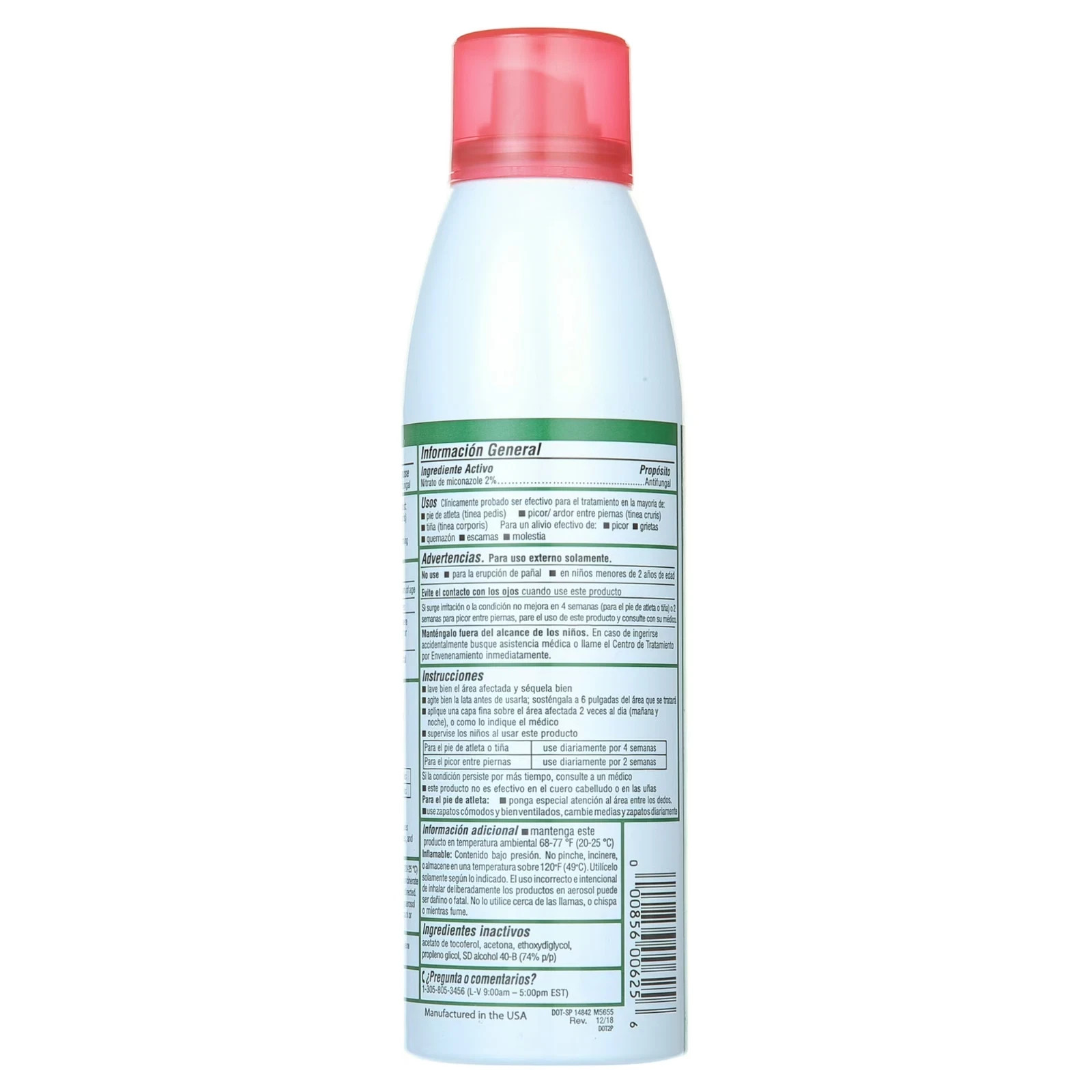 Hongo Killer Antifungal Liquid Spray for Athlete’s Foot Relief Treatment 5.3 Oz.