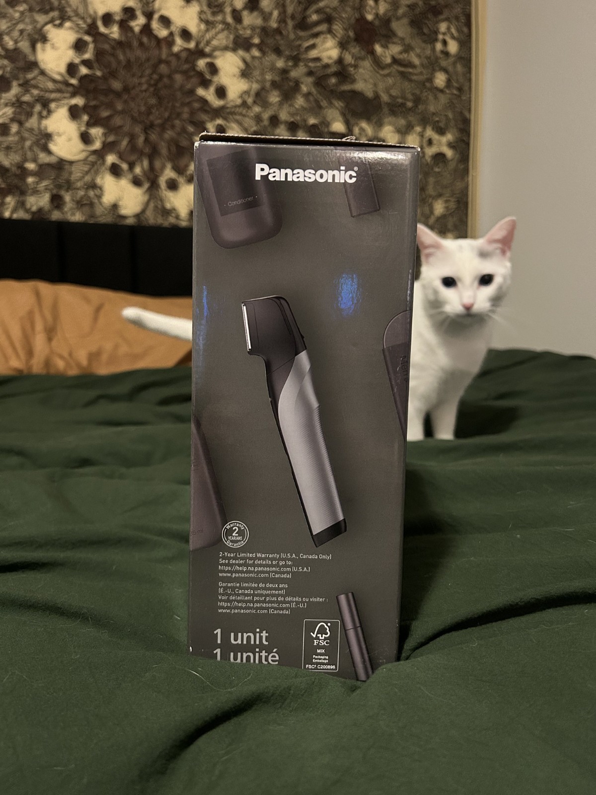 Panasonic Body Groomer – Wet/Dry Cordless Trimmer w/ Attachments (ER-GK80-S)