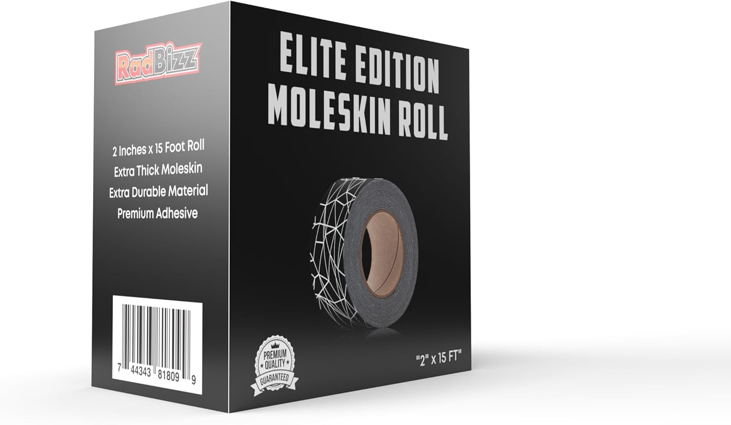 Moleskin for Blisters – Thick Premium Mole Skin for Feet Protection – 2 Inches X
