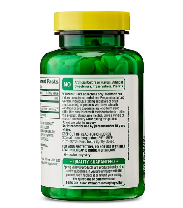 ( 2 pack ) Extra Strength Melatonin Tablets, 10 mg, 240 Ct