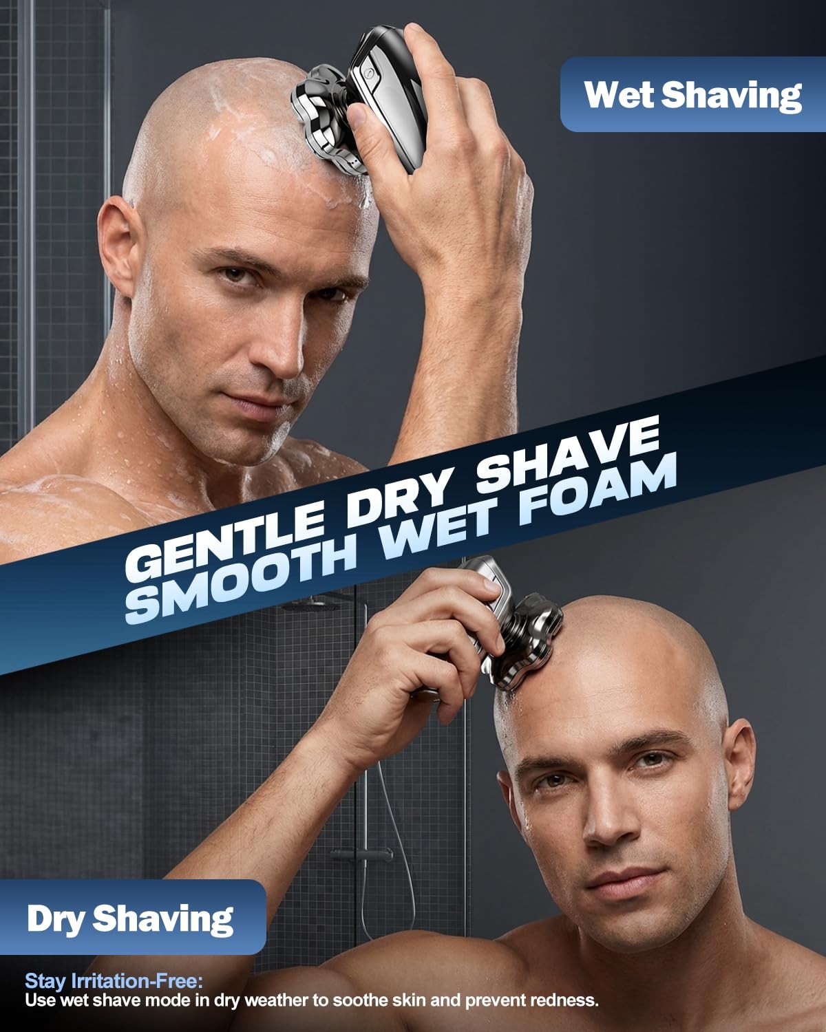 VOPH Head Shavers for Bald Men, 7D Floating Blades Electric Razor with Magnet…