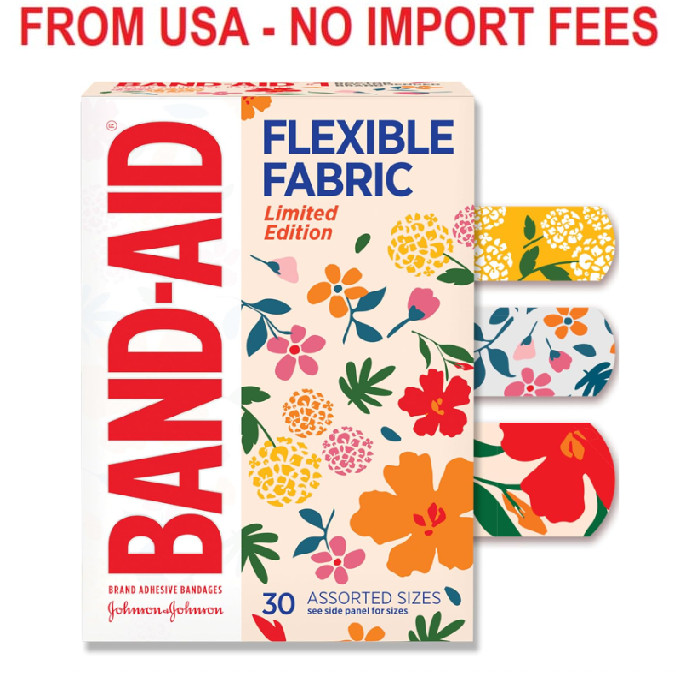 Band-Aid Brand Flexible Fabric Adhesive Bandages, Comfortable Flexible Protectio