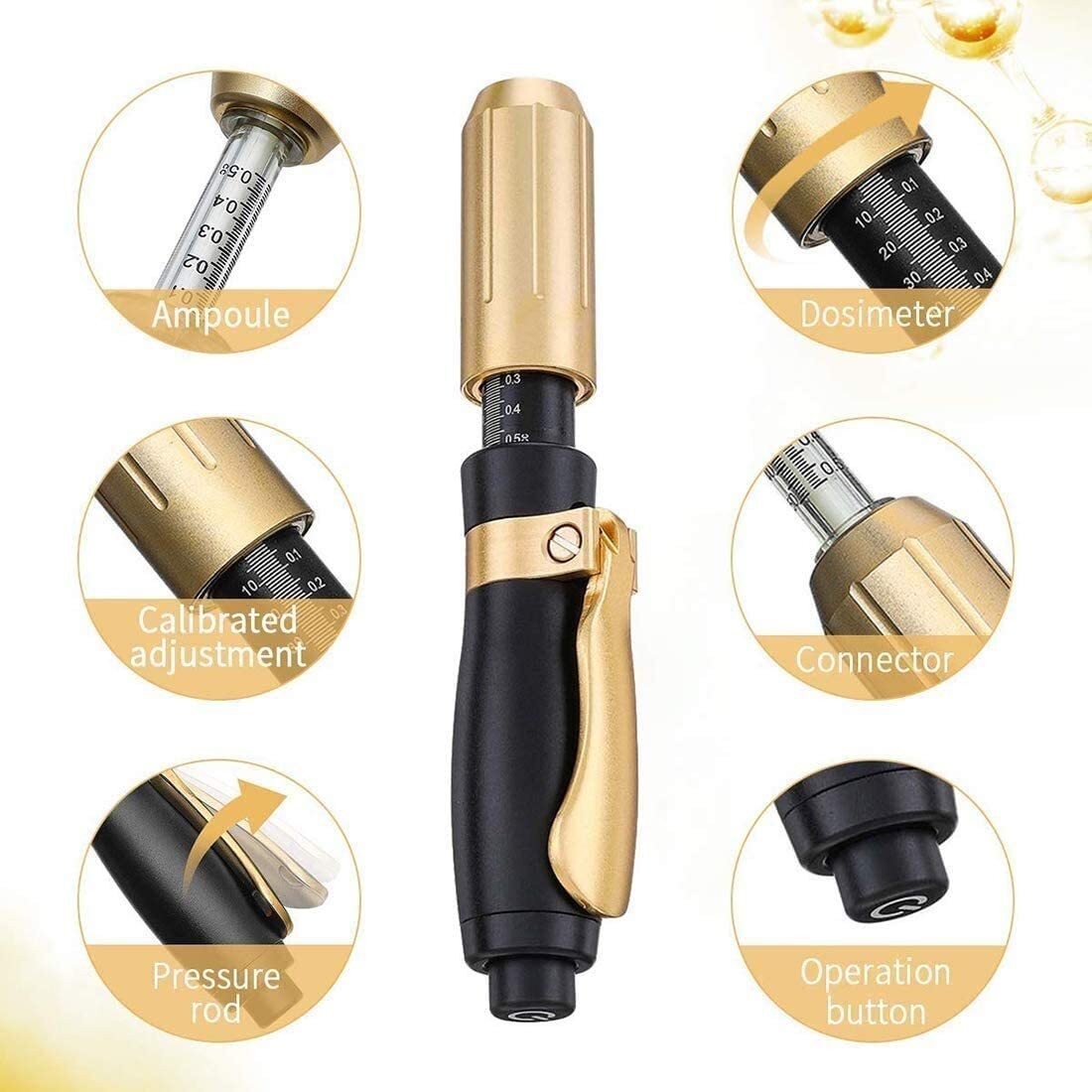 Revitalize Skin with Hyaluronic Beauty Sprayer Needleless Injection Atomizer