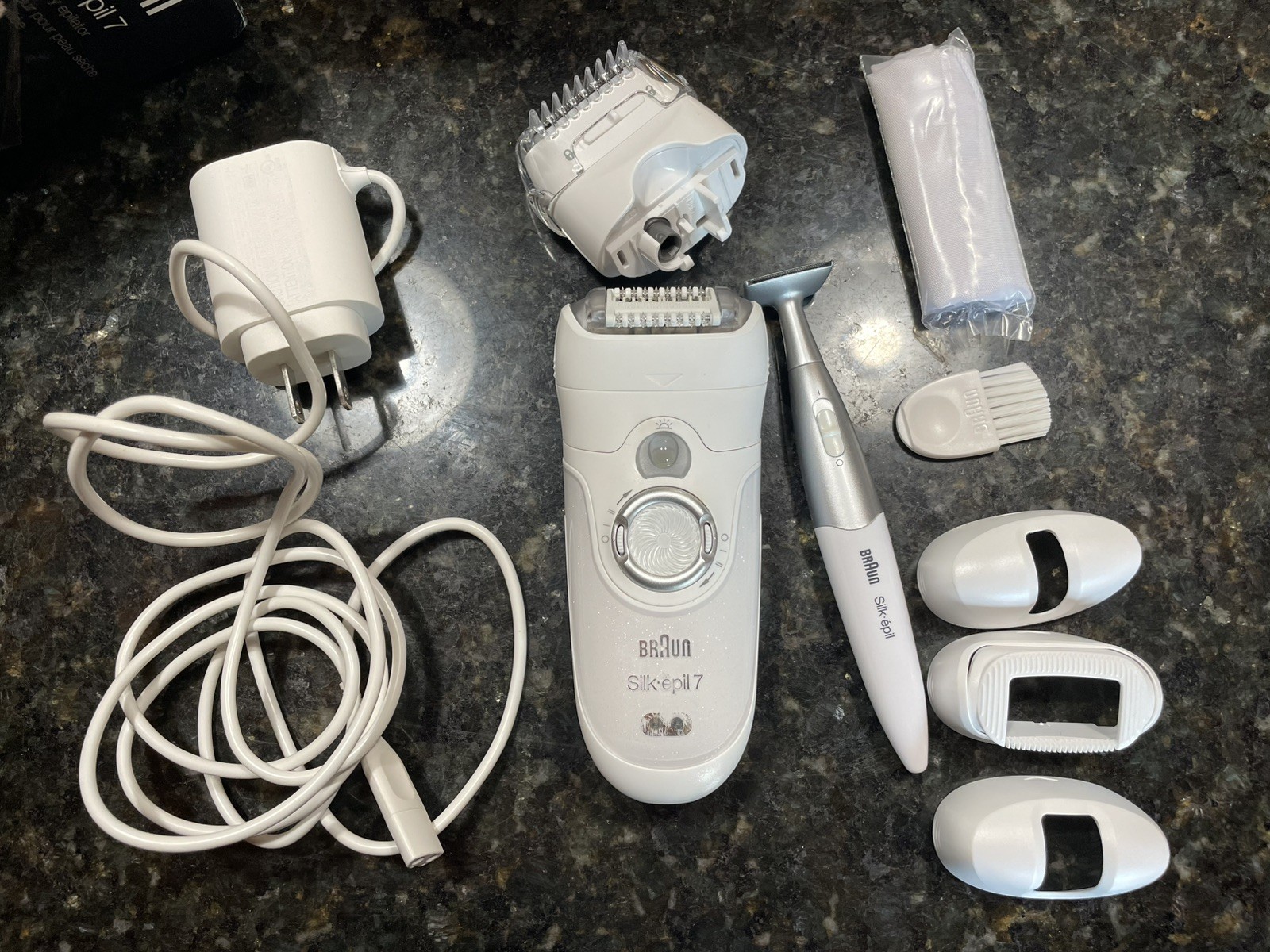 Braun Epilator Silk-épil 7. Hair Removal system Tested Working