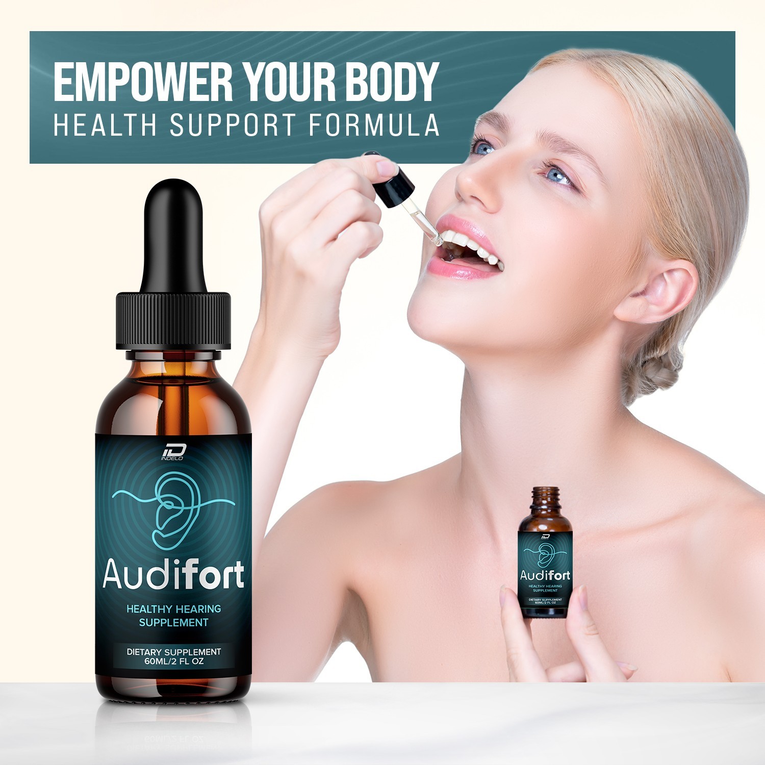 (3 Pack) Audifort Pro Healthy Ear Support Supplement – Audifort Pro Liquid Drops