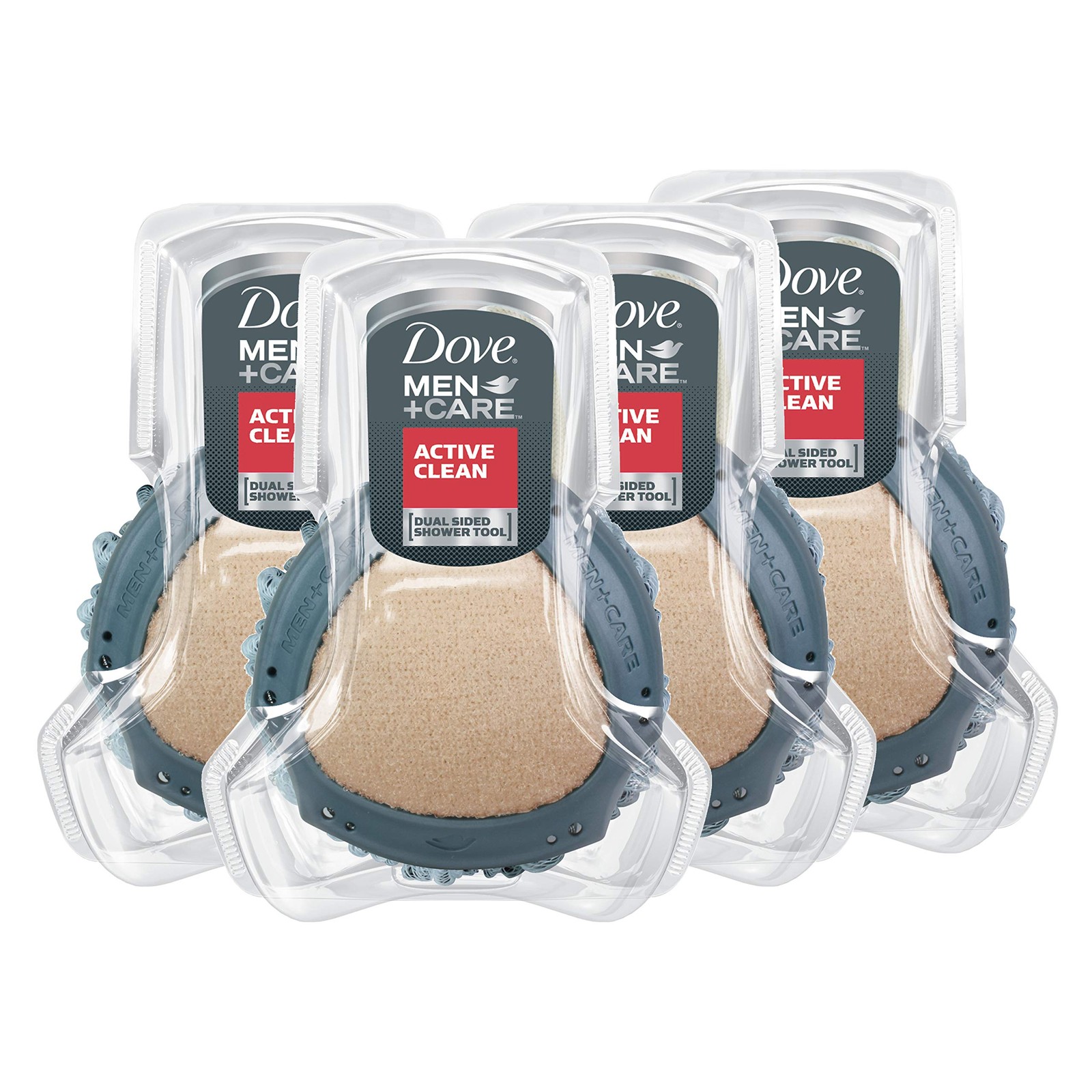 Dove Men + Care Shower Tool 4 Count