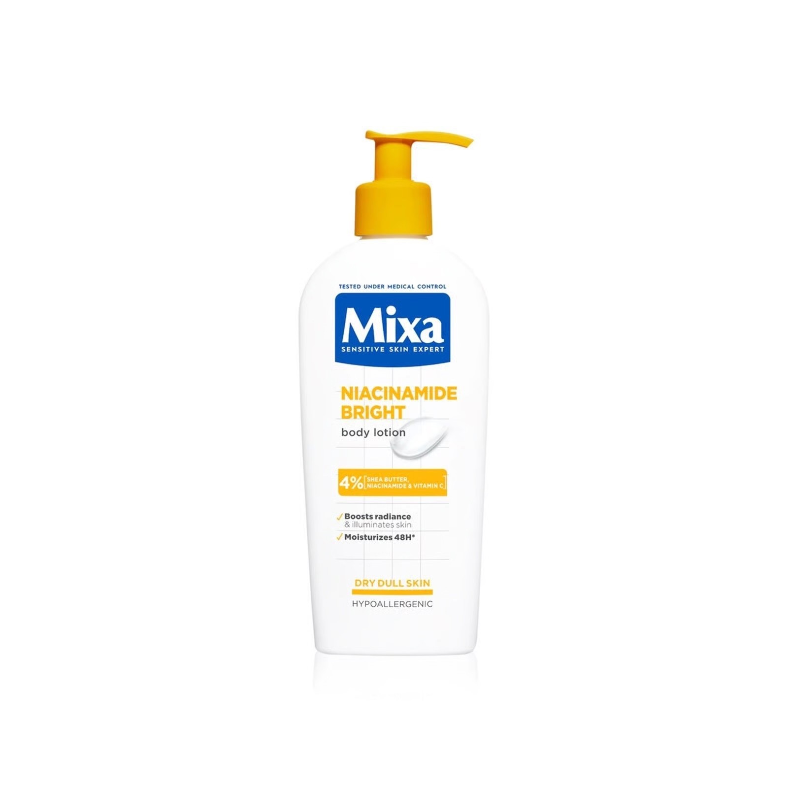 MIXA body lotion: Niacinamide Bright 1ct./ 250mll Made in Germany-FREE SHIPPING