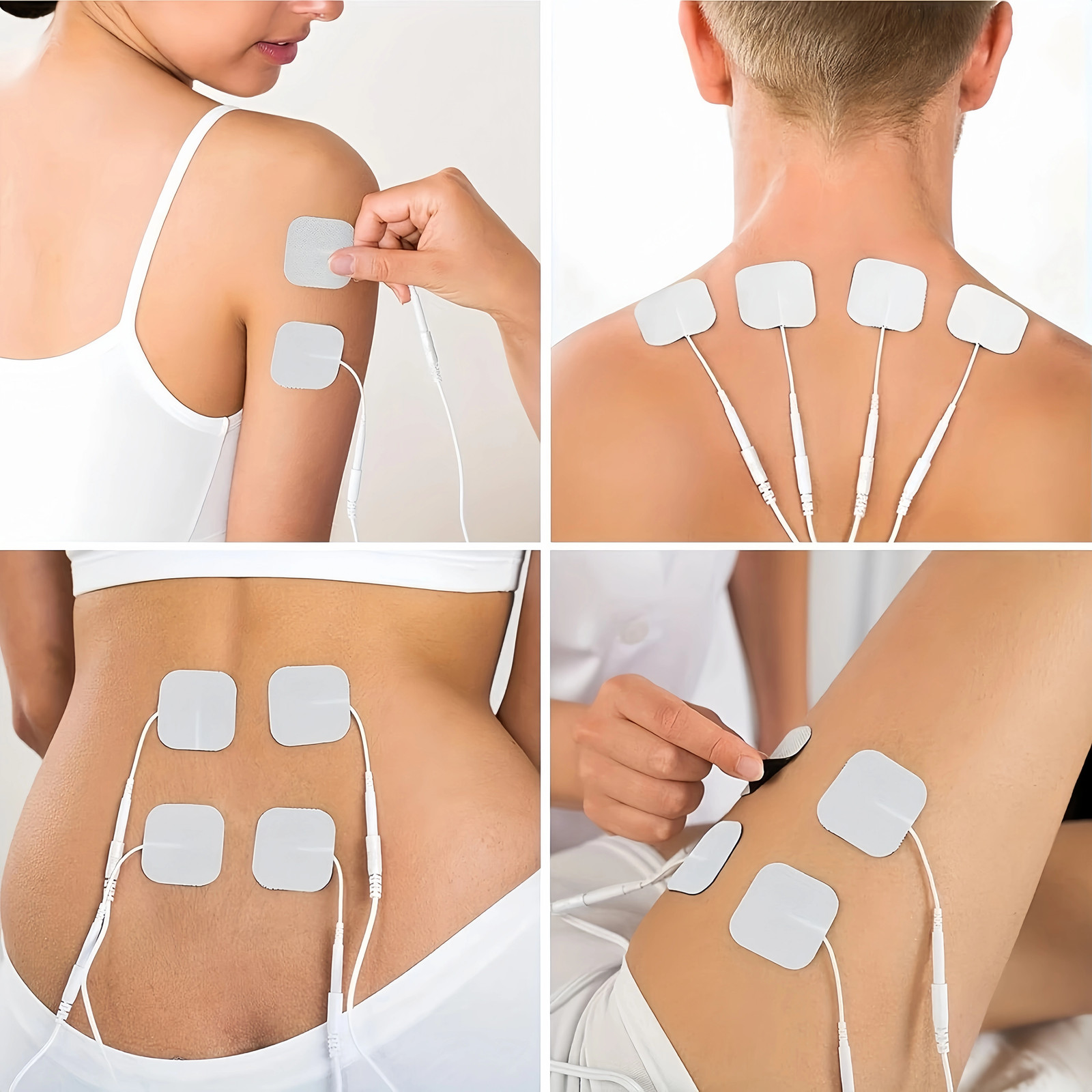 40 TENS Electrode Pads EMS Replacement Unit 7000 3000 2×2 Muscle Stimulator BULK