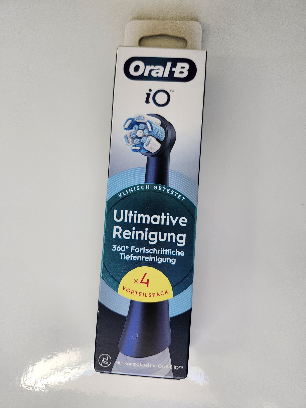 Oral-B iO Ultimate Clean Replacement Heads 4-Pack Black New.Free Shipping