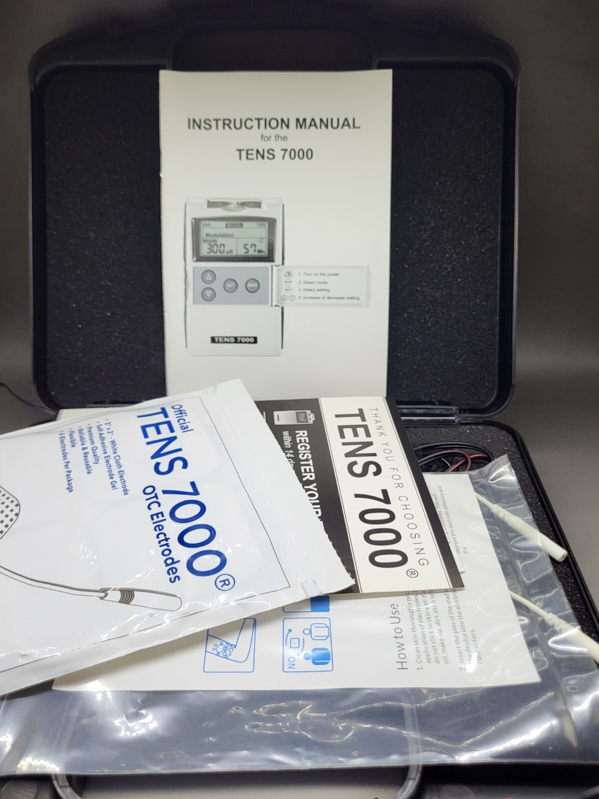 NEW Roscoe Tens 7000 Pain Management Unit OTC