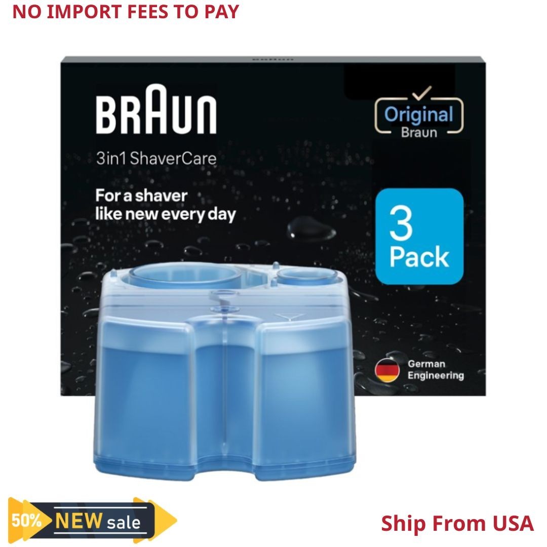 Braun Clean & Renew Refill Cartridges CCR – 3 Pack New