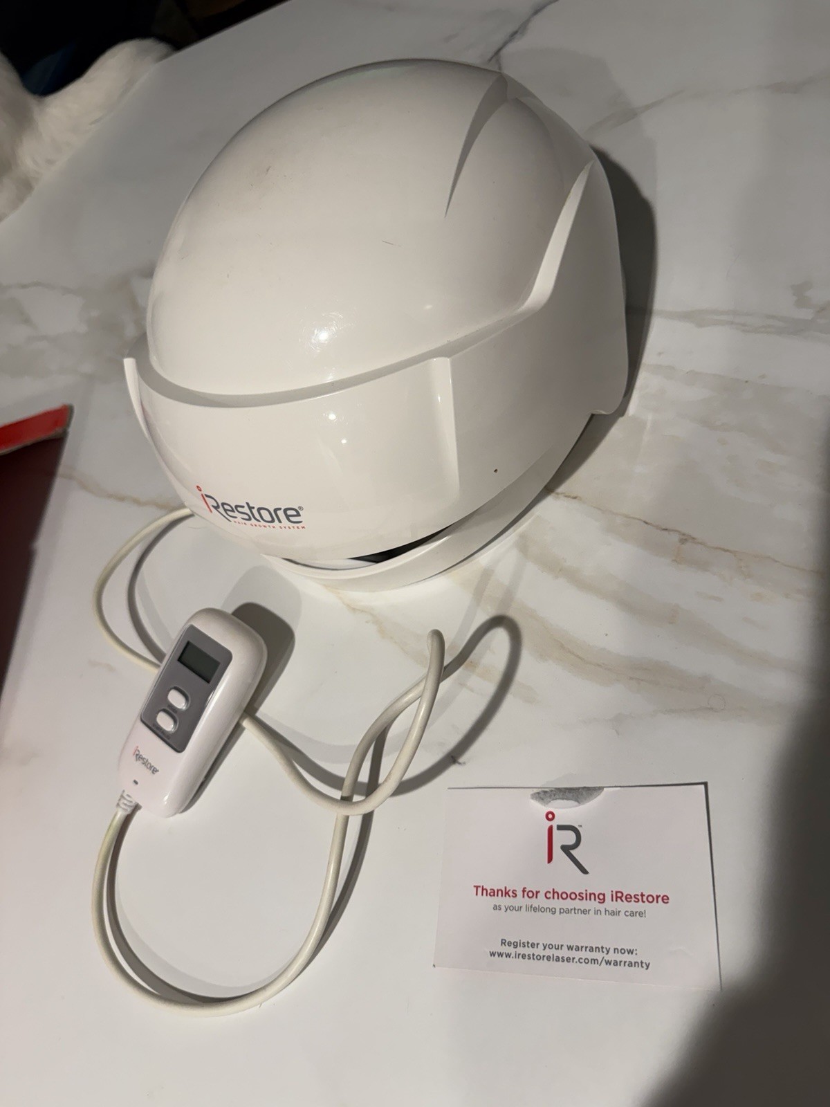Used iRestore Laser Hair Growth System ID-500 Tested Working Except Charger